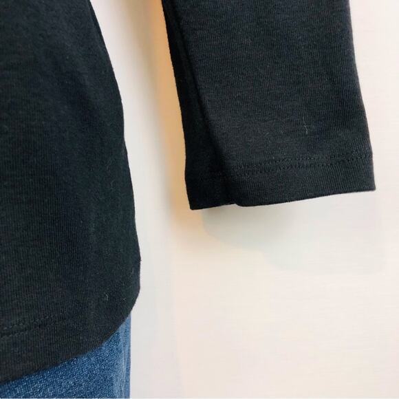 Karen Scott Black Christmas Lighthouse Top Long Sleeve Round Neck T Shirt Style - Picture 8 of 16